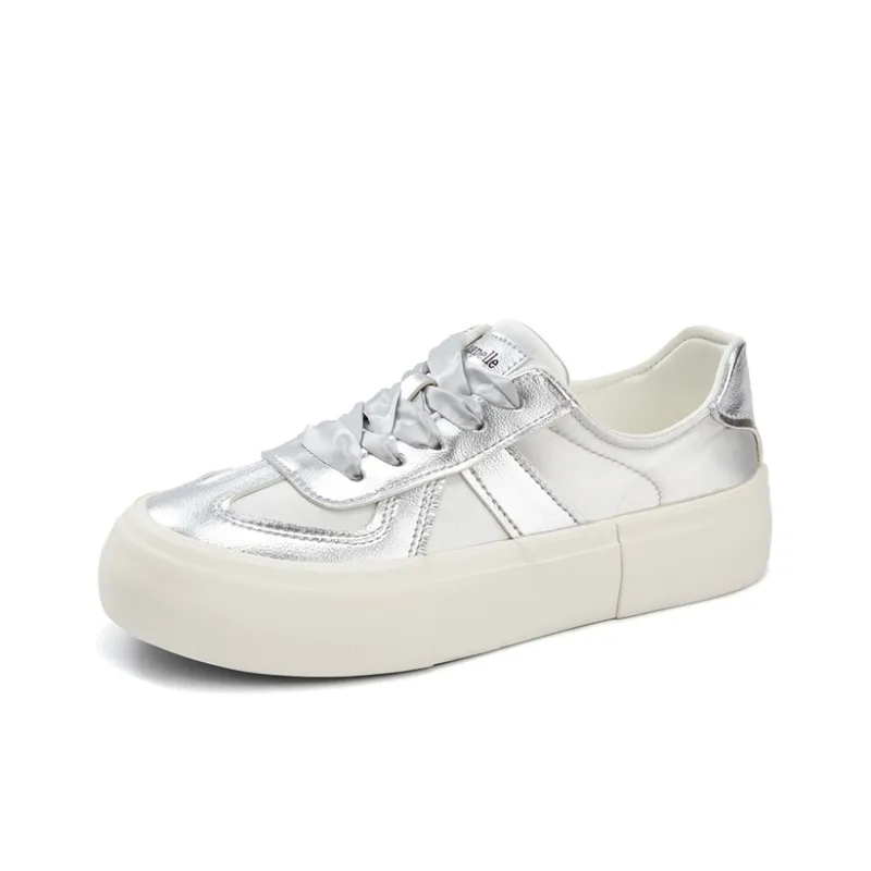 La Chapelle Anti-Slip Wear-Resistant Lightweight Breathable Low-Top Skateboard Shoes Women's-5