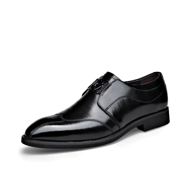 MODENGPAN Dress Shoes Men's Black-8
