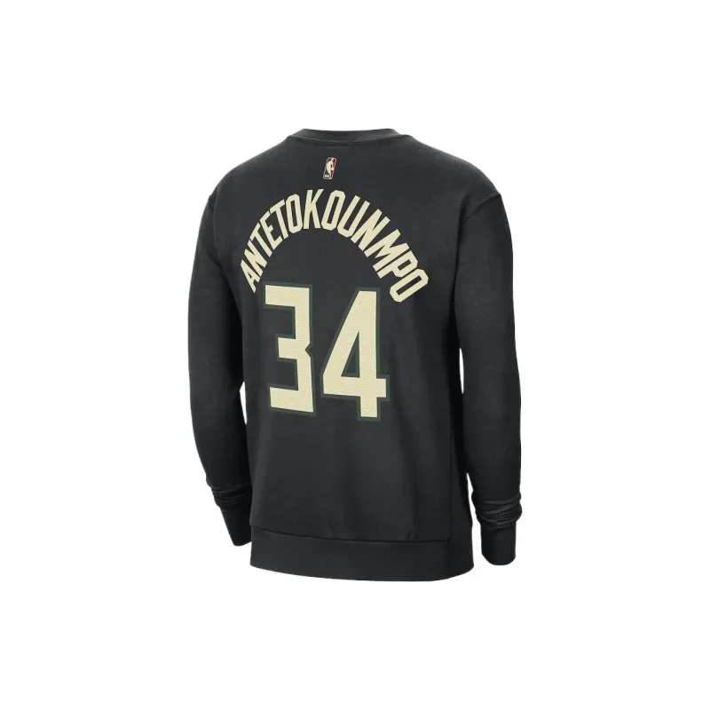 NBA Milwaukee Bucks Nike Giannis Antetokounmpo Sweatshirt Men's Black-1