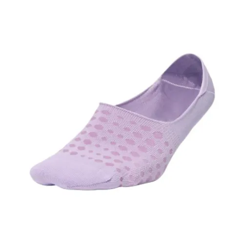 Lululemon Secret No Silver No-Show Socks Women's 1 Pack Pure Violet Color/carmine Powder