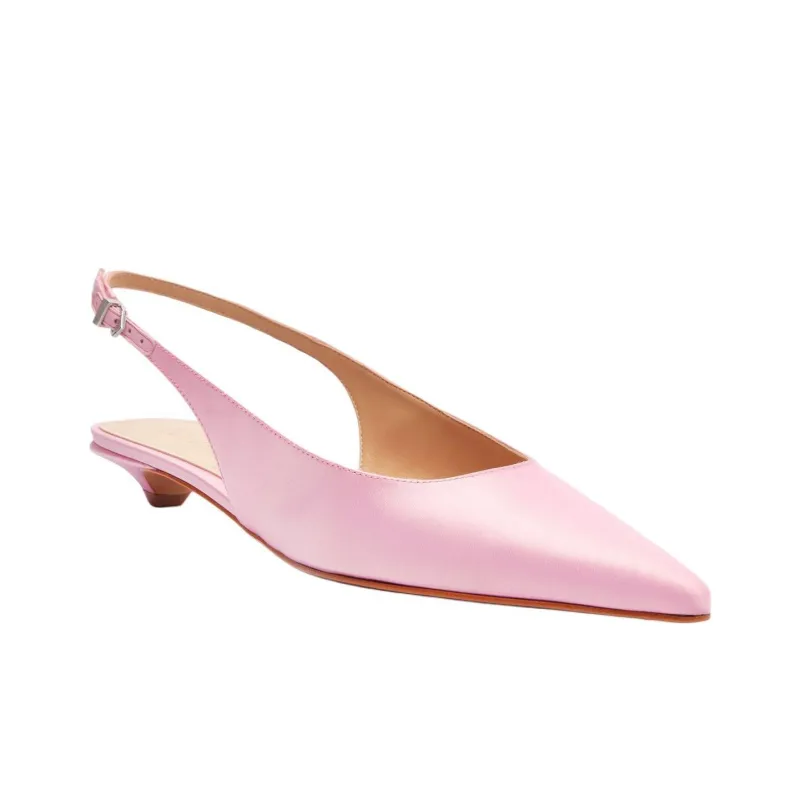 Schutz Evan Flat Casual Single Shoes 3cm Women's Pink-2