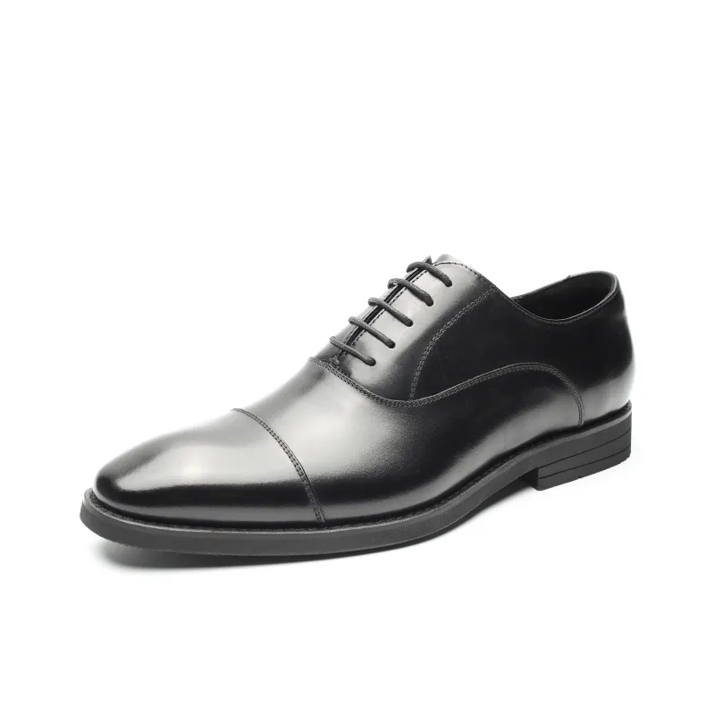 Help Dress Shoes Men Low Top Black, Brown-0