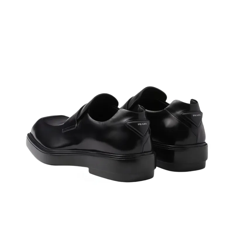PRADA Loafers 4.5cm Men's Black-3