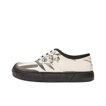 LOEWE Women's Terra Vulca Lace Up Sneaker Wide 'Printed Floral'