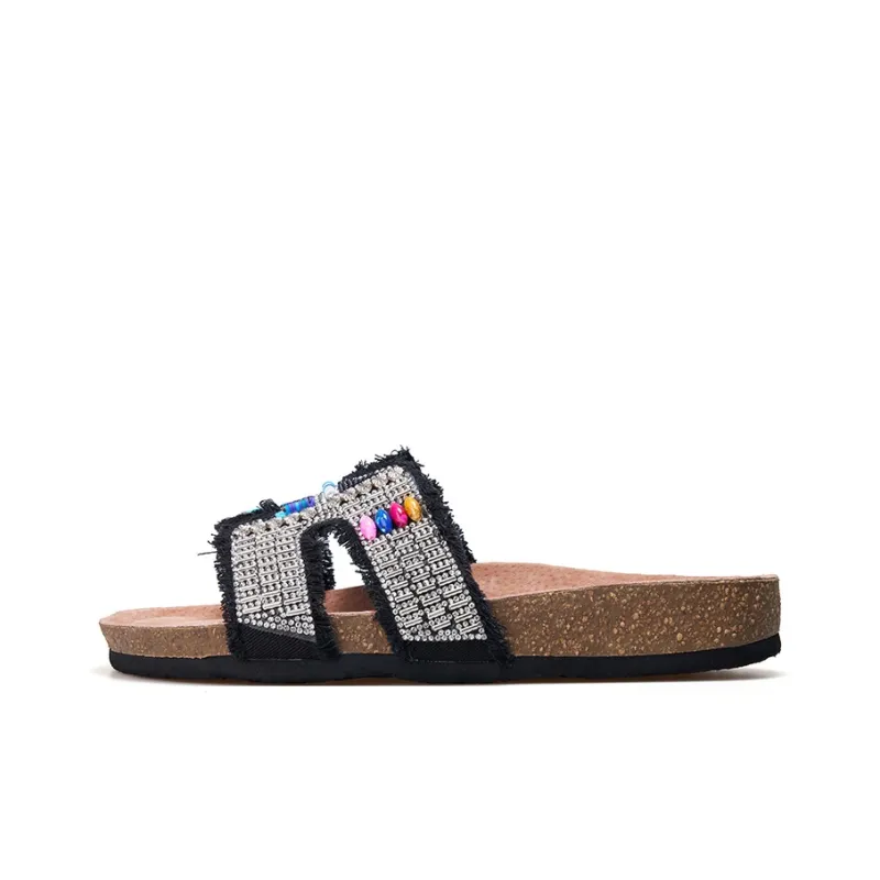 Joy&Mario Slip Resistant Slide Slippers Women's-0