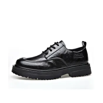 Romon Men's Casual Shoes Men Low Top Black