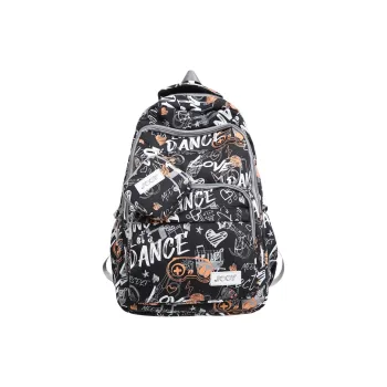 Cwatcun Nylon Backpack Unisex Orange/Green/Red/Blue/Black