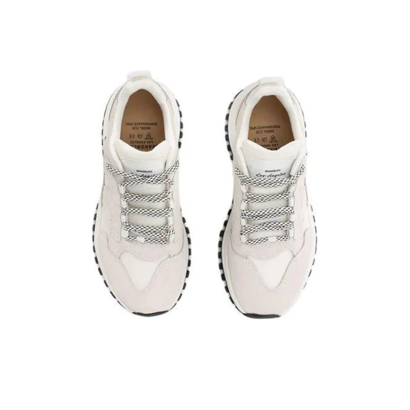 Vibram x BRANDBLACK Water-Resistant Rebound Low-Top Trail Running Running Shoes Women's Beige-4