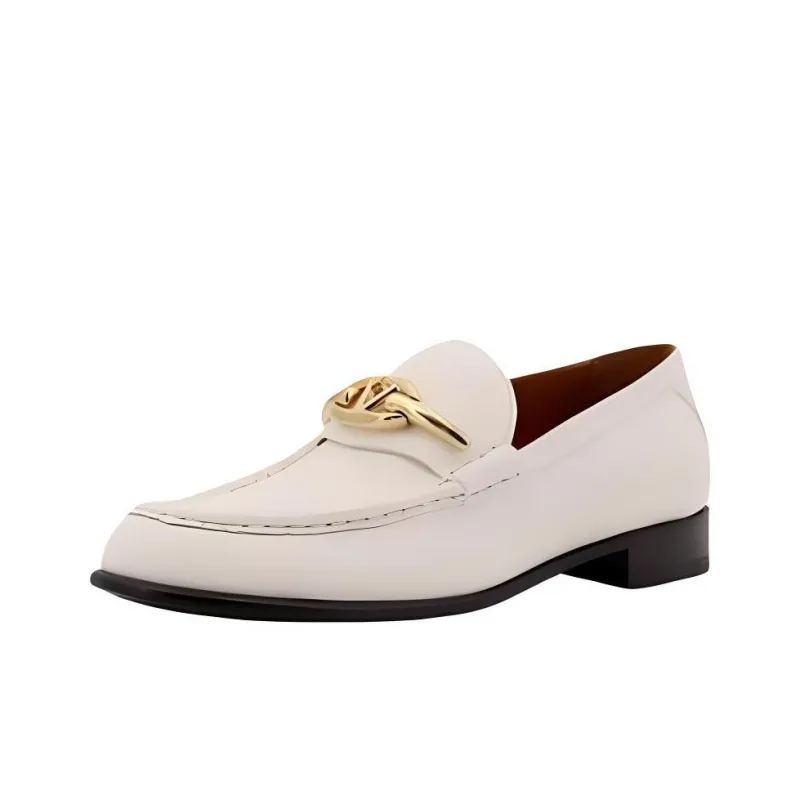 Valentino VLogo Plaque Slip On Loafers Women's-2