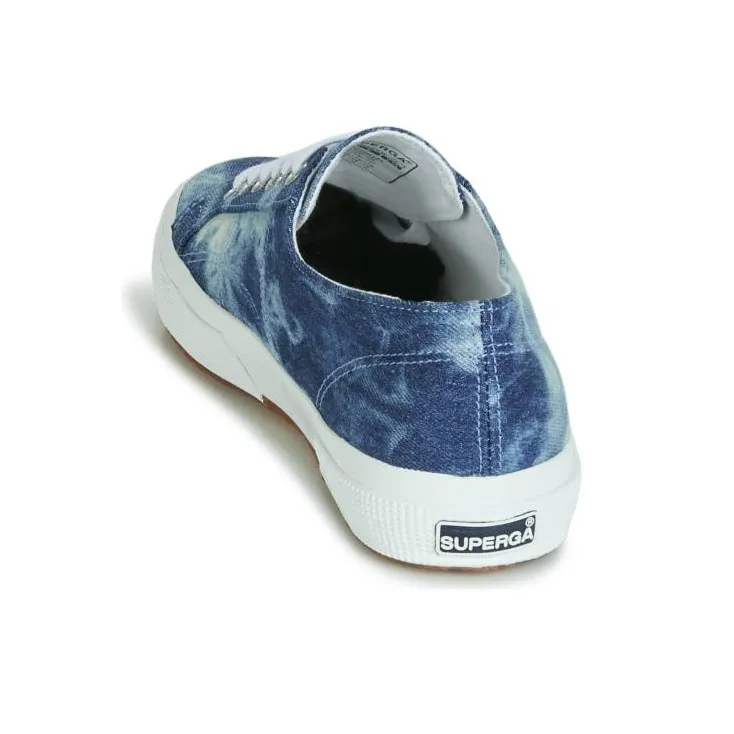SUPERGA Low Top Skateboard Shoes Unisex Blue-5