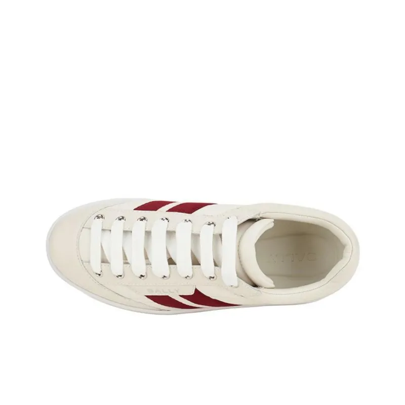 BALLY Low Top Skateboard Shoes Men's Beige-2