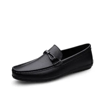 Bull charm Gommino Loafers Men White