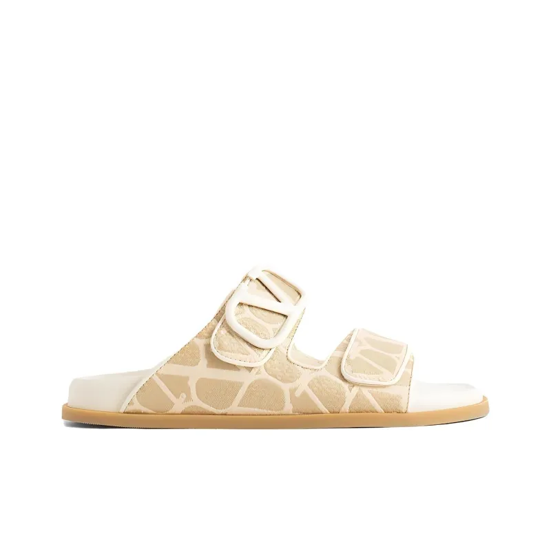 Valentino Toile Iconographe Jacquard Slip-On Slides Women's-1
