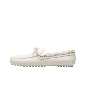 Car Shoe The Original Beanie Shoes Men's White