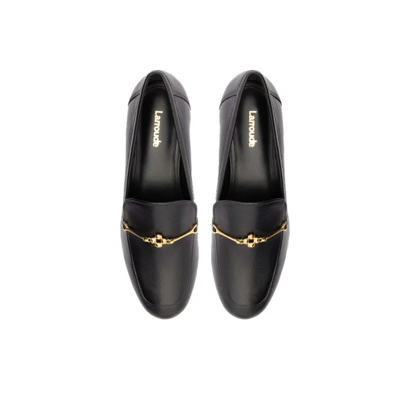 Larroude Katherine Loafers Women's Black-3
