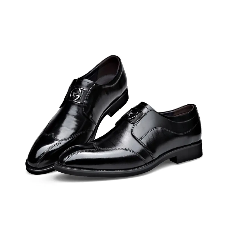 MODENGPAN Dress Shoes Men's Black-12