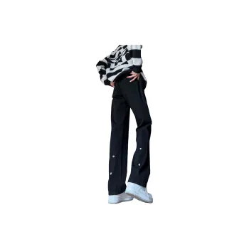 PAINT STAIN Jeans Unisex Black
