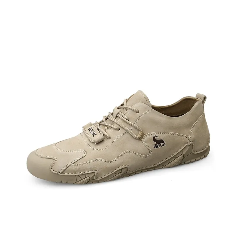 BECK Men's Casual Shoes Men Low Top Sand/Gray-1