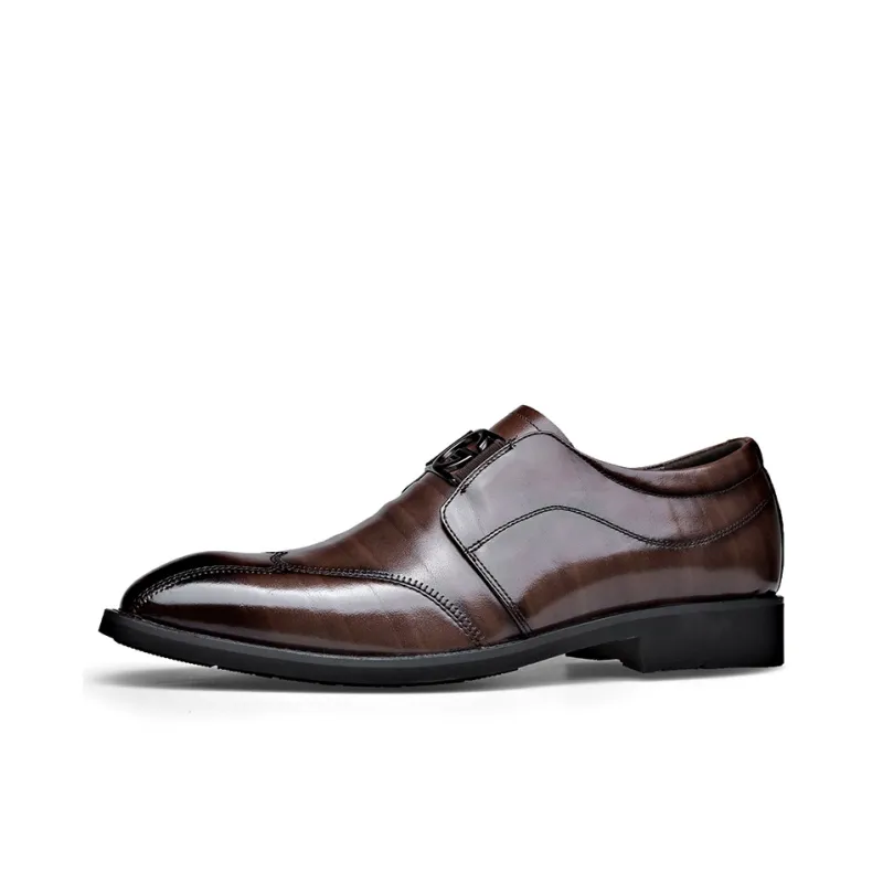 MODENGPAN Dress Shoes Men's Black-4