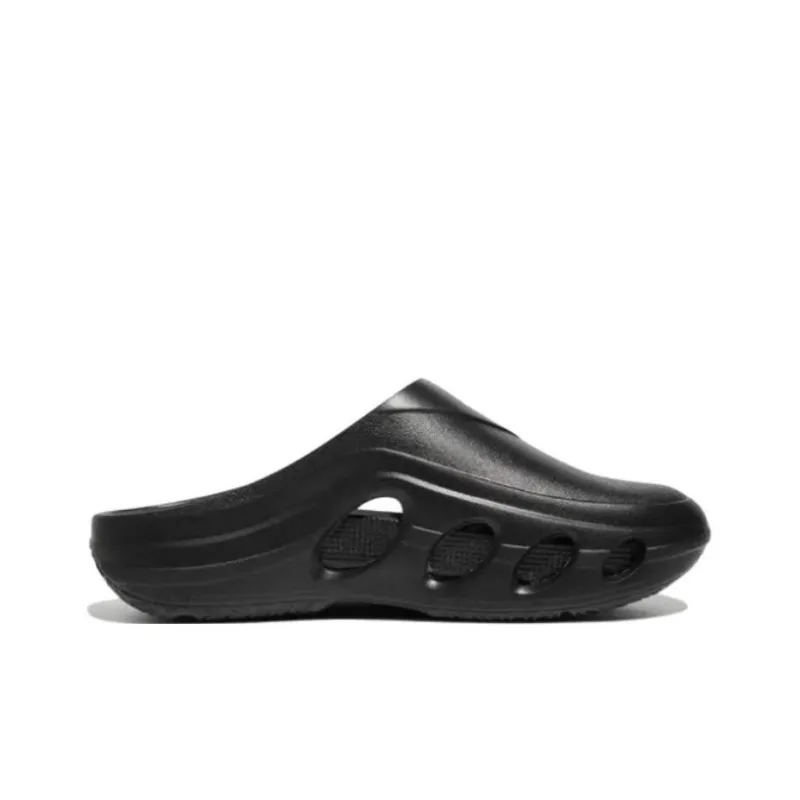 FILA Quiet Abrasion Resistant Closed Toe Slippers Unisex Black-1