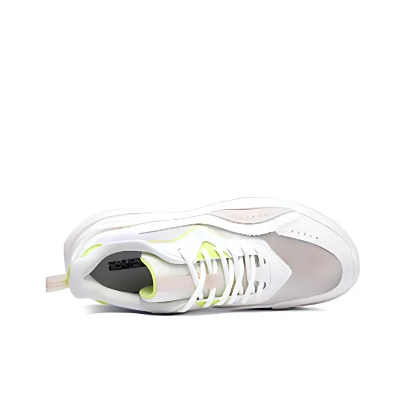 361° Wear resistant Non slip And Breathable Low Top Sprint Running Shoes Women's White Purple Green-2