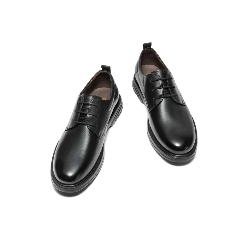 BELLE Dress Shoes Men Low Top Black-2
