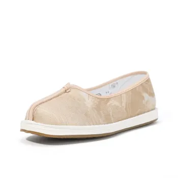 Old Meihua Floral Garden Small Flower Garden Casual Single Shoes Women's Green