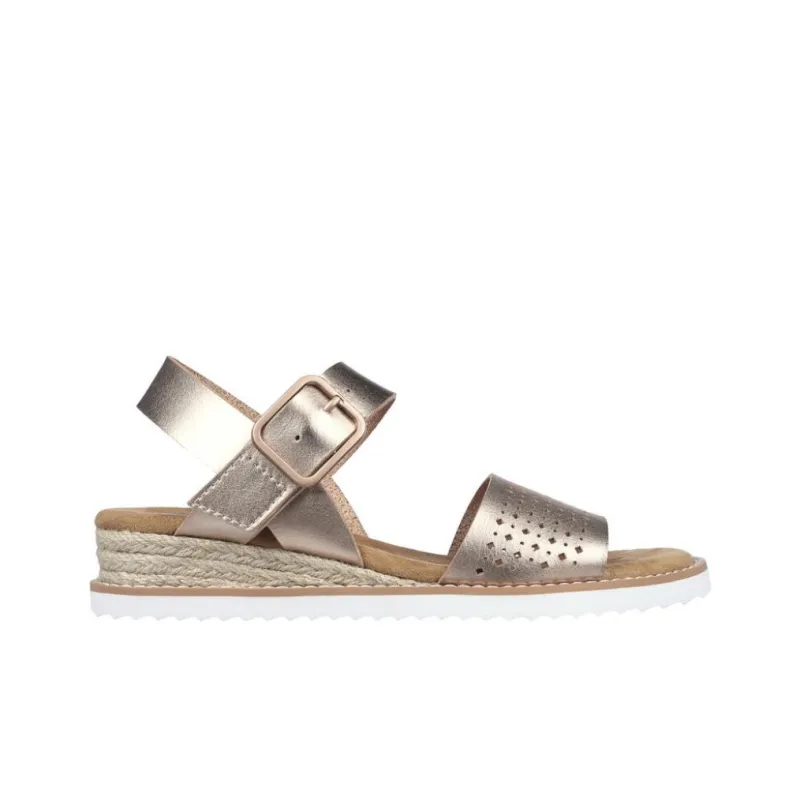 Skechers DESERT KISS Goldie Glam Strap Sandals Women's Rose Gold-1