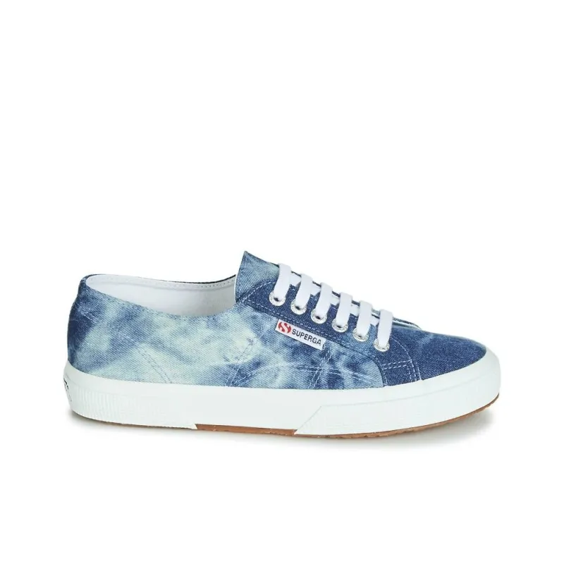 SUPERGA Low Top Skateboard Shoes Unisex Blue-1