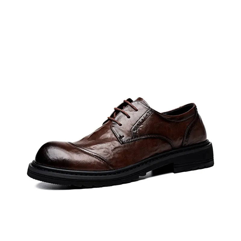 Cachiotti Men's Casual Shoes Men Low Top Black/Brown-5