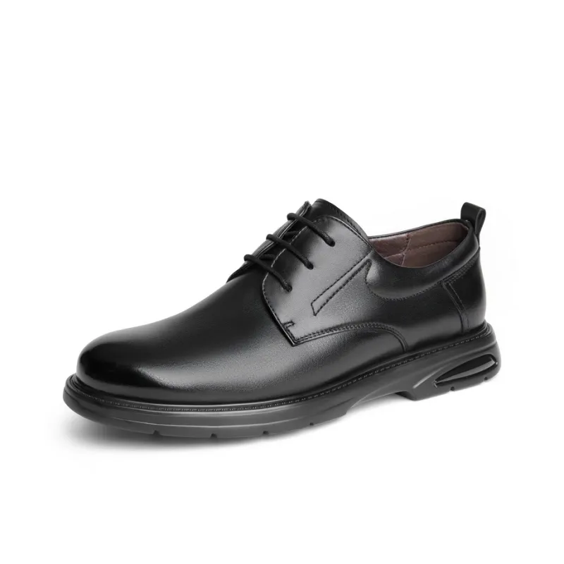 BELLE Dress Shoes Men Low Top Black-1