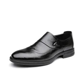 Mulinsen Dress Shoes Men Low Top Black, Brown