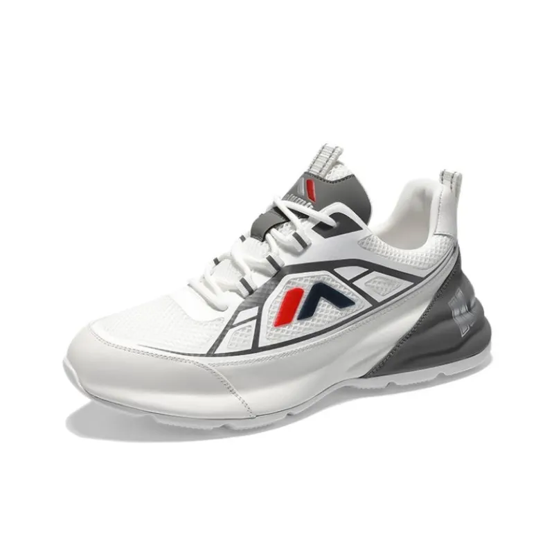 KOLUMB Cushioning, Slip Resistant, And Breathable Low Top Casual Shoes Men's White Blue-6