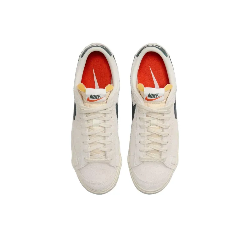 Nike Blazer Low '77 Vintage Phantom Pale Ivory Team Orange Vintage Green Women's-3