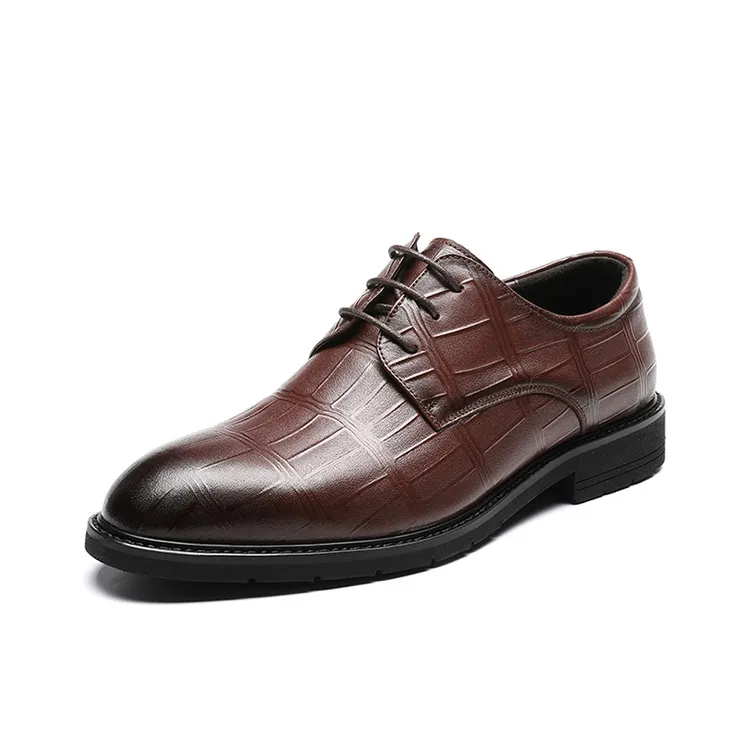 RED DRAGONFLY Height Increasing Leather Shoes Men's-24