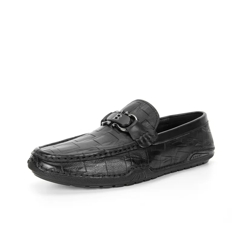 Banas Gommino Loafers Men Black/Black-0