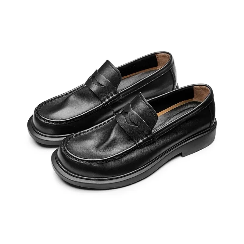 LEYGMENLG Men's Casual Shoes Men Low Top Black/Apricot-3