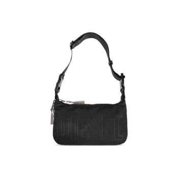 DIESEL Zip D Zip D Logo Printed Shoulder Bag