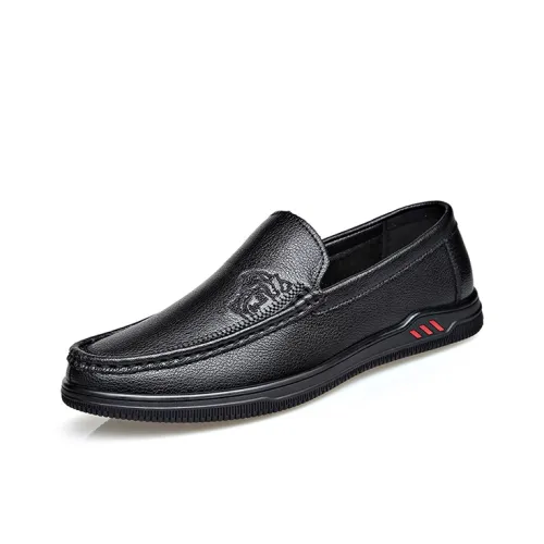 LIANGGUAN Dress Shoes Men Low-Top