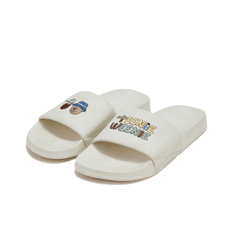 JEON HWANGIL x Teenie Weenie Men Character Slippers Unisex White-2