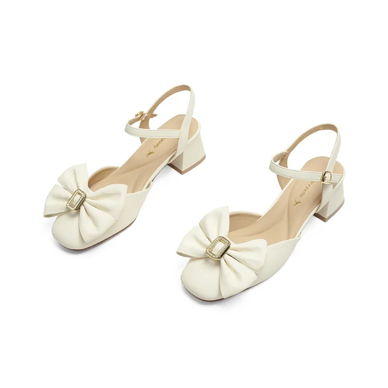 RED DRAGONFLY Casual Shoes Fashion Apparel Shoes Roman Sandals 5.5cm Heel Women's Black/Ecru/Apricot-9