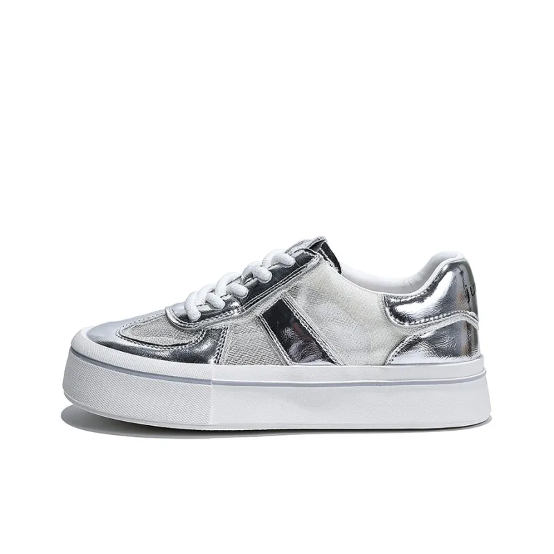 Junjali Anti-Slip And Wear-Resistant Breathable Low-Top Skateboard Shoes Women's-0