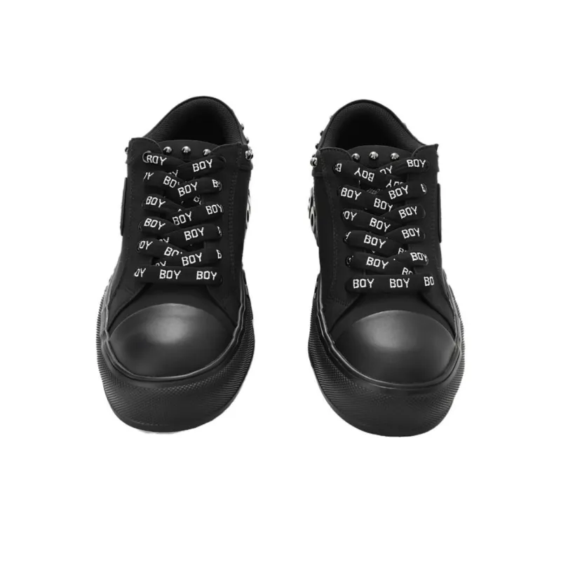 Boy London Low Top Skateboard Shoes Unisex Black-2