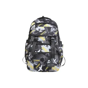 Cwatcun Nylon Backpack Regular Unisex Yellow/Red/Blue/Green/Black
