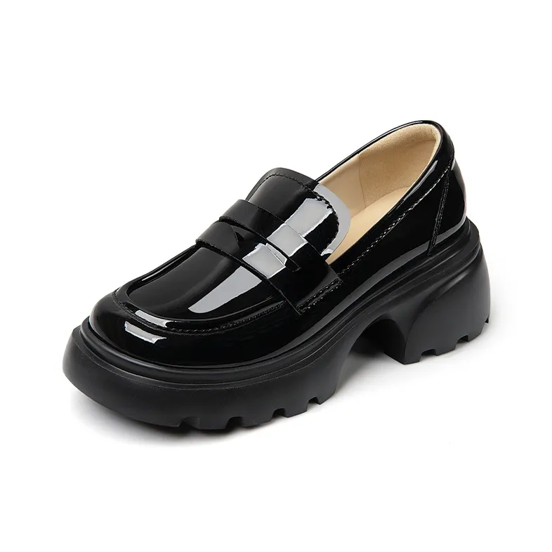 Lily Wei Loafers 6.5cm Women's Black-0