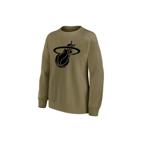 NBA Miami Heat Sweatshirts Women's Dark Gray Green