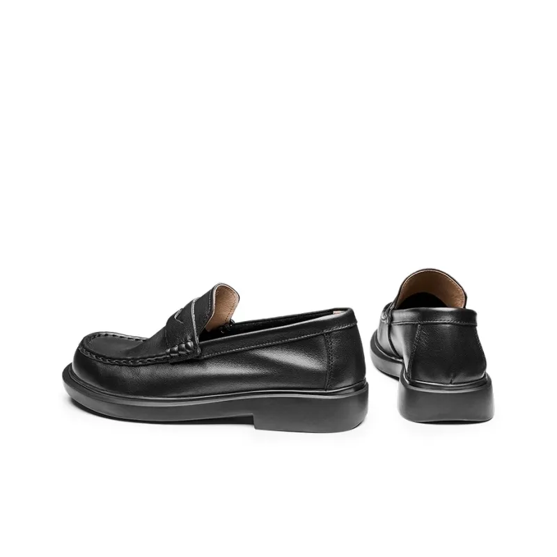 LEYGMENLG Men's Casual Shoes Men Low Top Black/Apricot-5