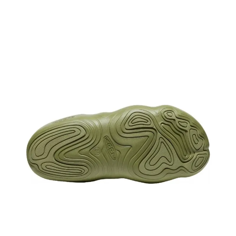 KEEN YOGEEZ Closed Toe Slippers Unisex Martini Olive Green-6