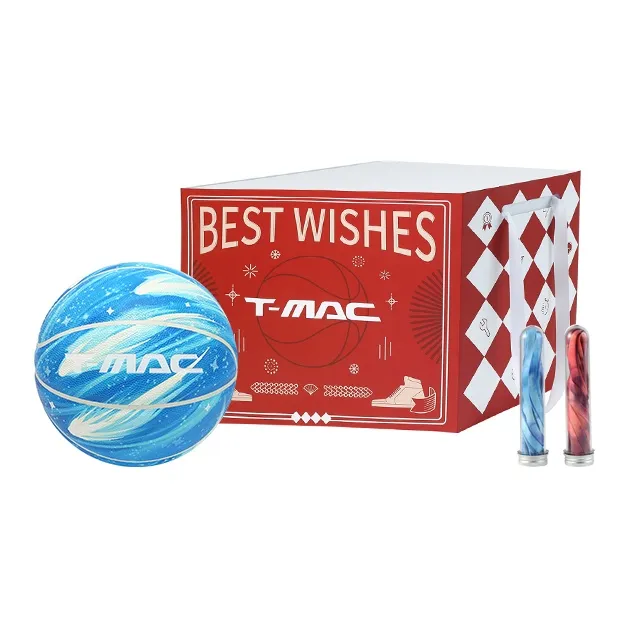 T-Mac Maddie Constellation Star Collection PU Basketball Blue White Size 7 Training Unisex-10