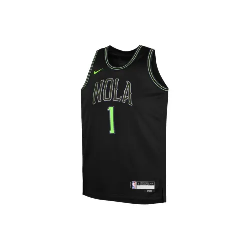 NBA New Orleans Pelicans Basketball Jerseys Men Blue